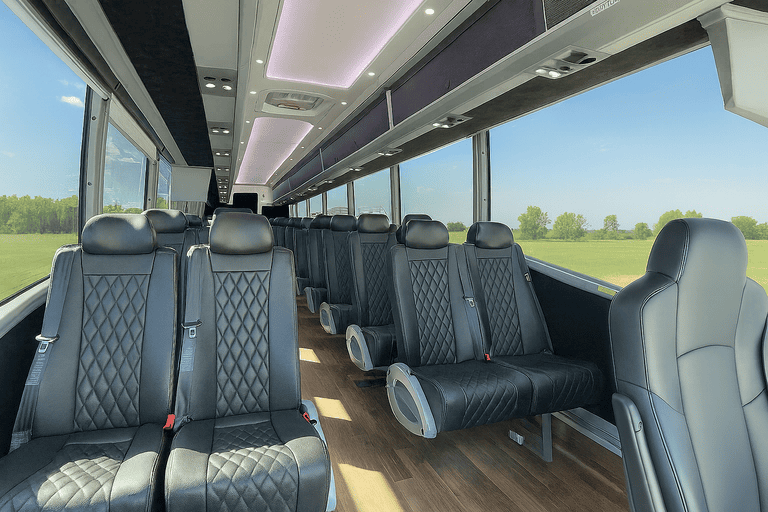 coach bus in West Des Moines