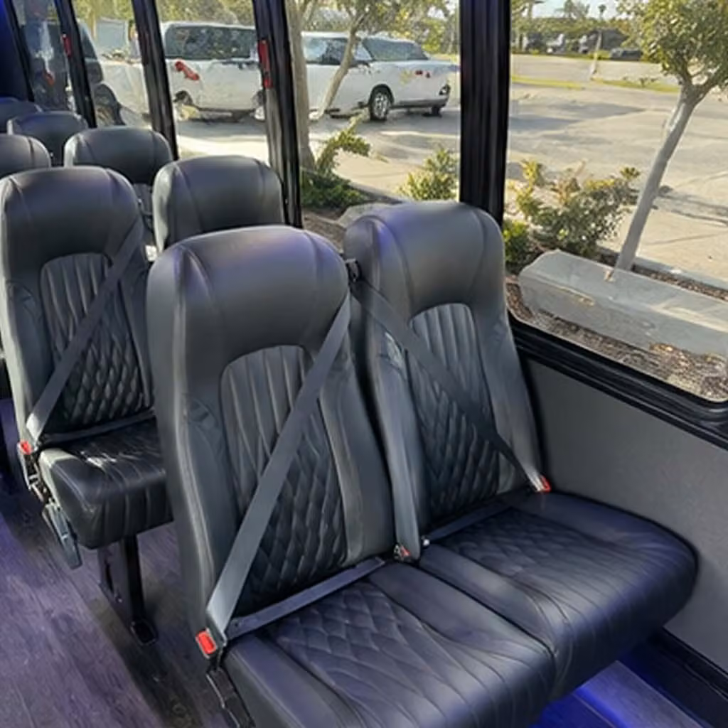 35 passenger minibus interior
