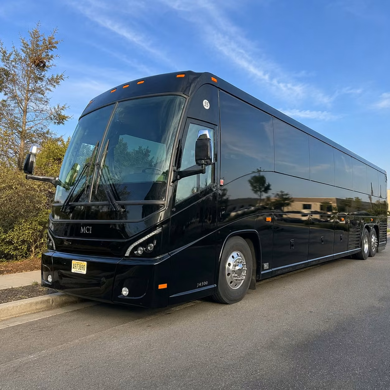 56 passenger charter bus