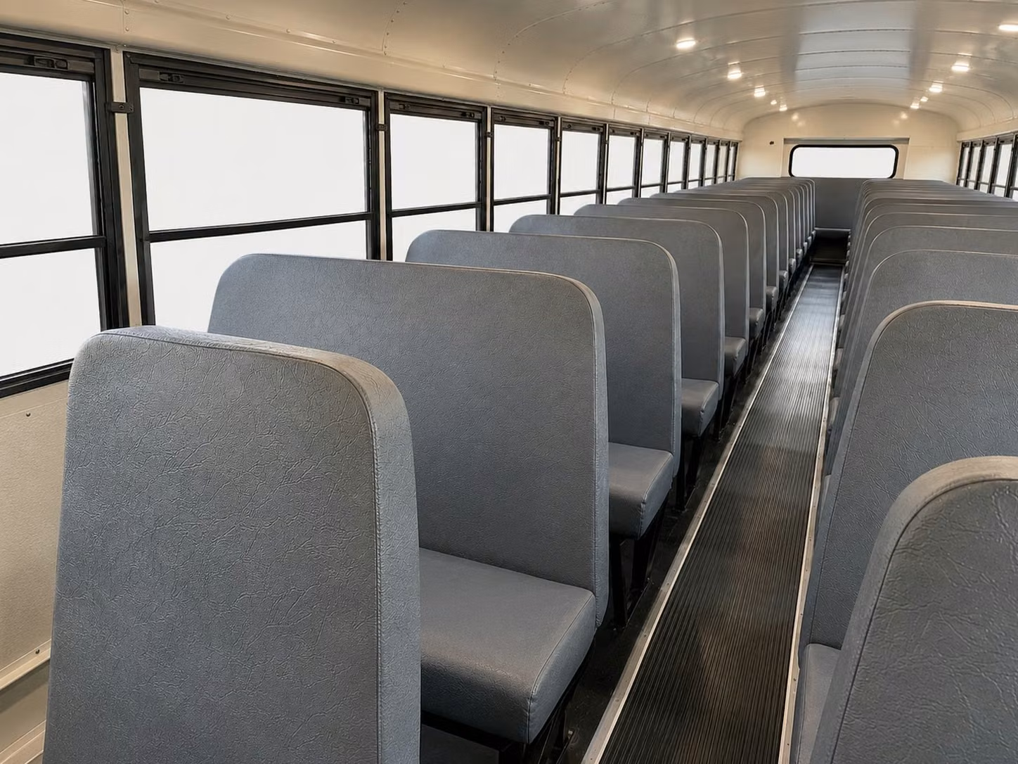 school bus interior