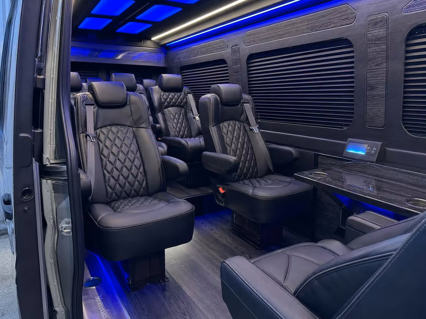 sprinter van transportation for groups and events across west des moines
